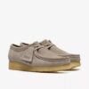 Wallabee for damer i lysegrå semsket skinn Wallabee for damer i lysegrå semsket skinn