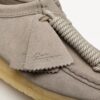 Wallabee for damer i lysegrå semsket skinn Wallabee for damer i lysegrå semsket skinn