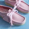 Wallabee for kvinner i babyrosa skinn Wallabee for kvinner i babyrosa skinn