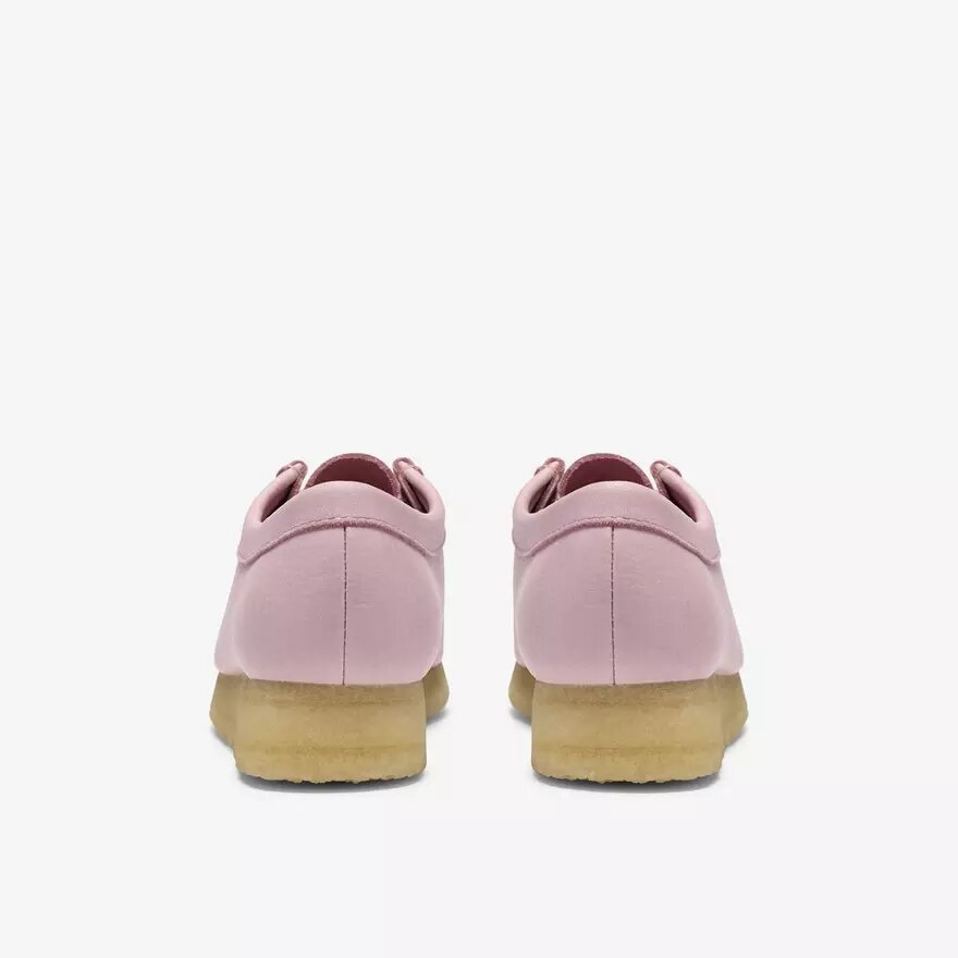Wallabee for kvinner i babyrosa skinn Wallabee for kvinner i babyrosa skinn