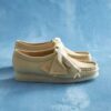 Wallabee for kvinner i blekgult skinn Wallabee for kvinner i blekgult skinn