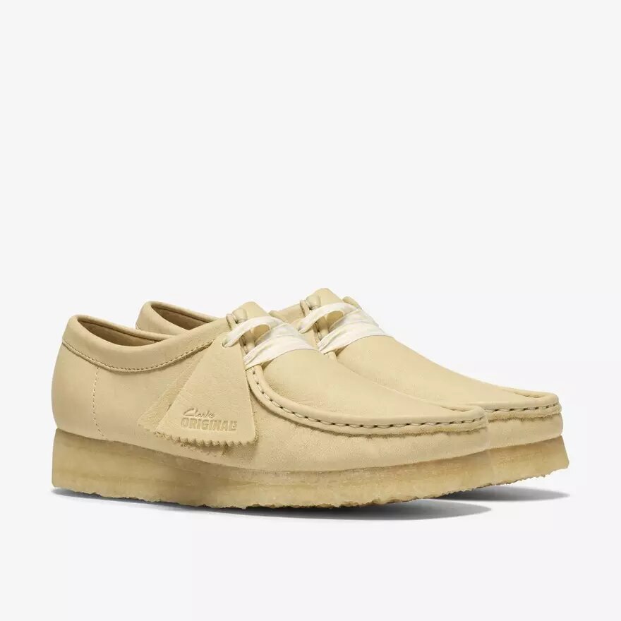Wallabee for kvinner i blekgult skinn Wallabee for kvinner i blekgult skinn