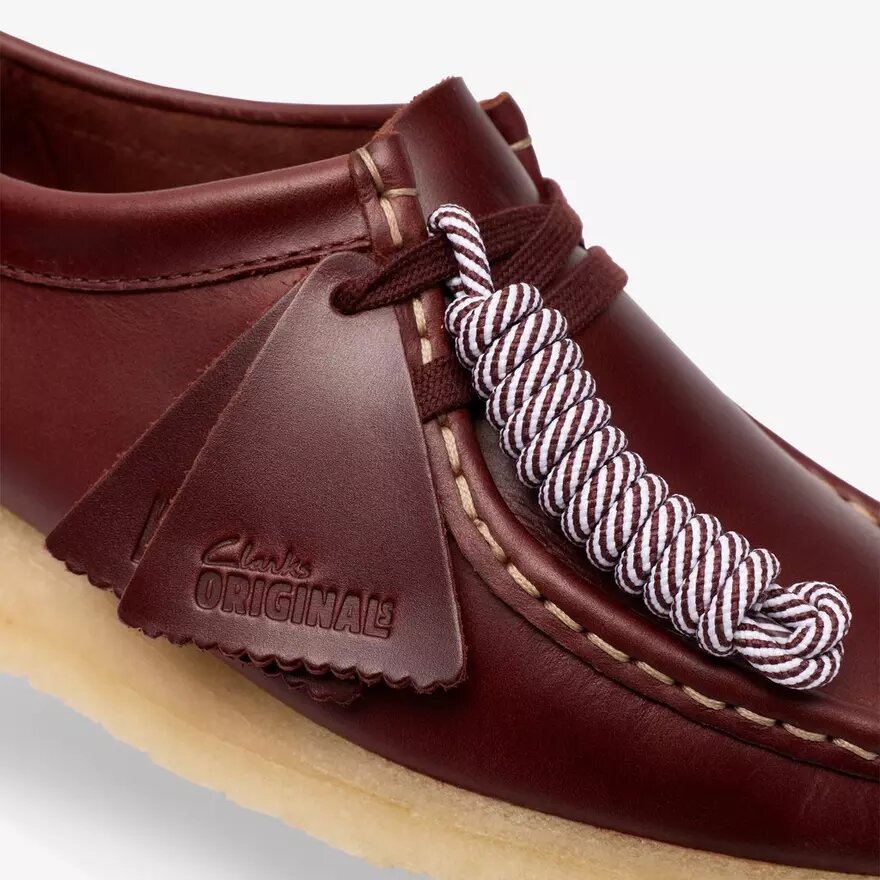 Wallabee for kvinner i britisk tan-farget skinn Wallabee for kvinner i britisk tan-farget skinn