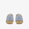 Wallabee for kvinner med blå gingham-rutemønster