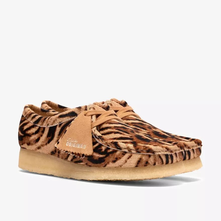 Wallabee for kvinner med tigermønster Wallabee for kvinner med tigermønster
