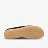 Wallabee for menn, blå/grønn stripe