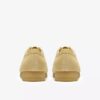Wallabee for menn i blekgult semsket skinn