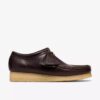 Wallabee for menn i mørkebrunt skinn