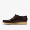 Wallabee for menn i mørkebrunt skinn