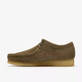 Wallabee for menn i røykgrå semsket skinn Wallabees