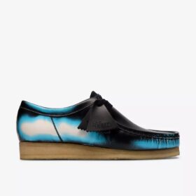 Wallabee for menn, svart «Brush-off» Wallabees