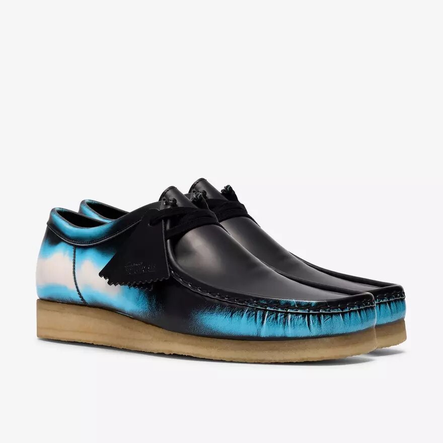 Wallabee for menn, svart «Brush-off» Wallabees Wallabee for menn, svart «Brush-off» Wallabees