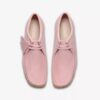 Wallabee for menn Wallabees i lyserosa semsket skinn
