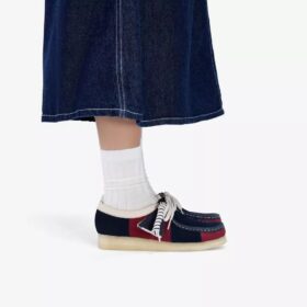 Wallabee Navy Stripe Wallabees for damer