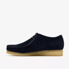 Wallabee Navy Suede Wallabees for menn