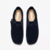 Wallabee Navy Suede Wallabees for menn