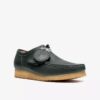 Wallabee Rb for menn – mørkegrønne Wallabees i skinn