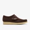 Wallabee™-sko for menn i mørkebrunt semsket skinn
