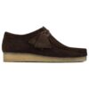 Wallabee™-sko for menn i mørkebrunt semsket skinn
