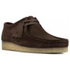 Wallabee™-sko for menn i mørkebrunt semsket skinn