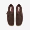 Wallabee™-sko for menn i mørkebrunt semsket skinn