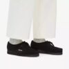 Wallabee™-sko i svart semsket skinn for damer