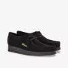 Wallabee™-sko i svart semsket skinn for damer