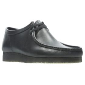 Wallabee™-sko i svart skinn for menn