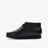 Wallabee-støvler for barn, eldre modell, svart skinn