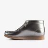Wallabee-støvler for gutter – store barn – sølvfargede Wallabees i lakkskinn