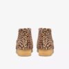 Wallabee-støvler for kvinner med leopardmønster