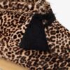 Wallabee-støvler for menn i leopardmønster