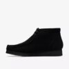 Wallabee™-støvler for menn i svart semsket skinn