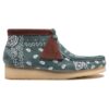 Wallabee-støvler «Green Paisley» 26168803