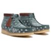 Wallabee-støvler «Green Paisley» 26168803