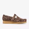 Wallabee T-bar-sko med leopardmønster for damer