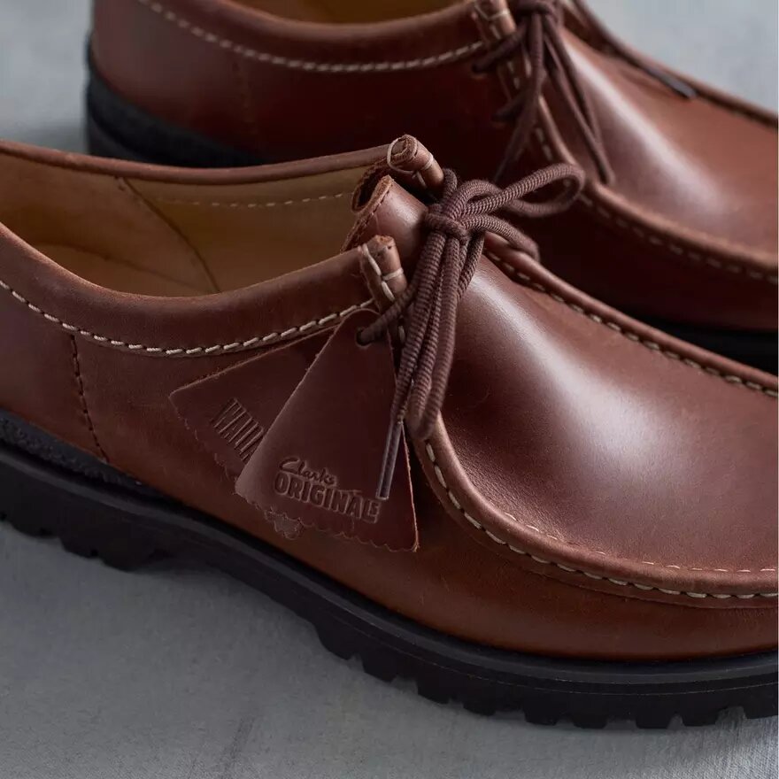 Wallabee Yukoner for menn i brunt skinn Wallabee Yukoner for menn i brunt skinn