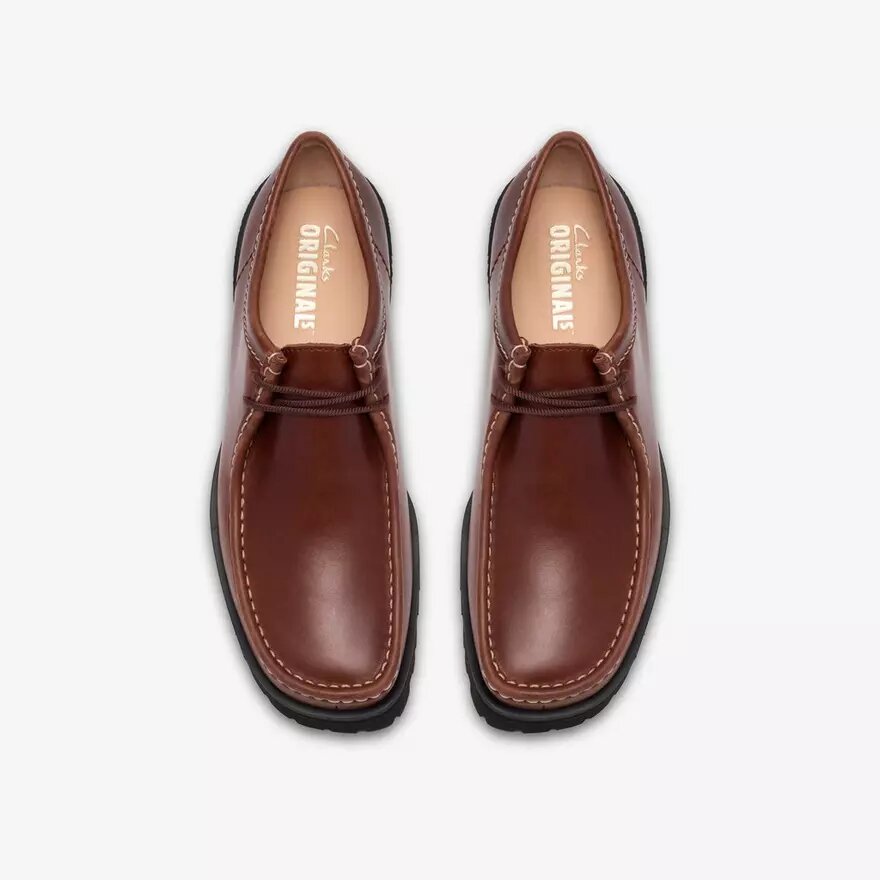 Wallabee Yukoner for menn i brunt skinn Wallabee Yukoner for menn i brunt skinn