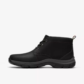 Walpath Chukka boots i svart skinn for menn