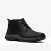 Walpath Chukka boots i svart skinn for menn