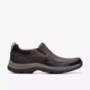 Walpath Step mørkebrune skinnloafers for menn