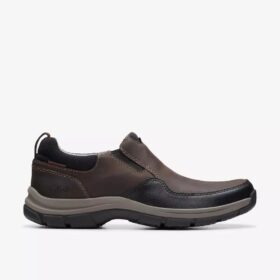 Walpath Step mørkebrune skinnloafers for menn