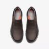 Walpath Step mørkebrune skinnloafers for menn