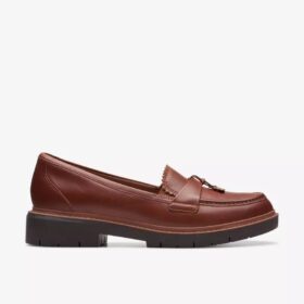 Westlynn Bella-Loafers i tan-farget skinn for damer
