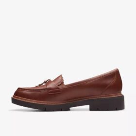 Westlynn Bella-Loafers i tan-farget skinn for damer
