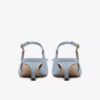 Zarey Bow-pumps i lyseblått skinn for damer