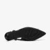 Zarey Bow-pumps i svart skinn for damer