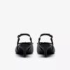 Zarey Bow-pumps i svart skinn for damer