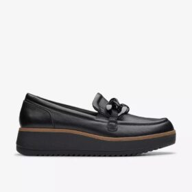 Zylah May Loafers i svart skinn for kvinner – USA