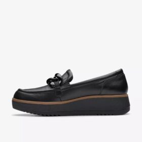 Zylah May Loafers i svart skinn for kvinner – USA